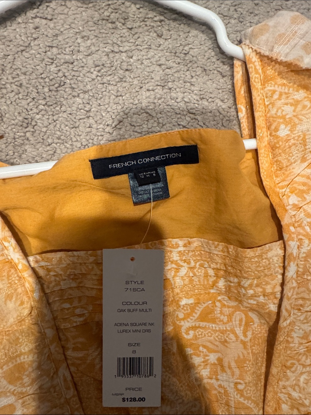 French Connection Yellow Floral Ruffle Sundress - Picture 2 of 5